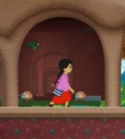 meena in the palace from the facebook instant game