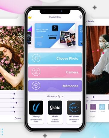 Photo Editor App Designs and Views