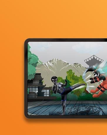 Rooftop Frenzy Action Adventure Game on Tab View