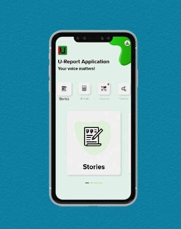 U Report Application Your Voice Matters Mockup