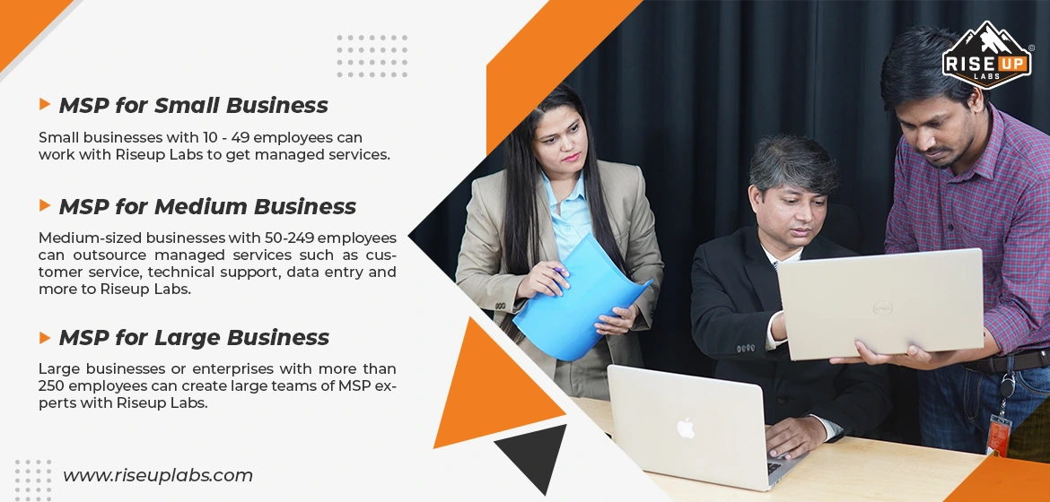 MSP for Small, Medium and Large Businesses