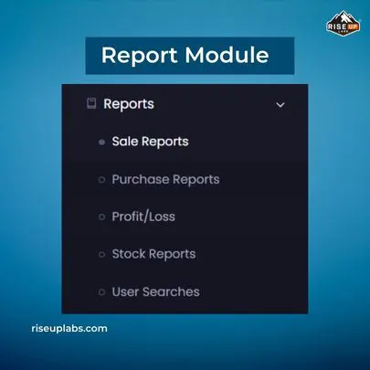 Report module of Red Grocer website backend