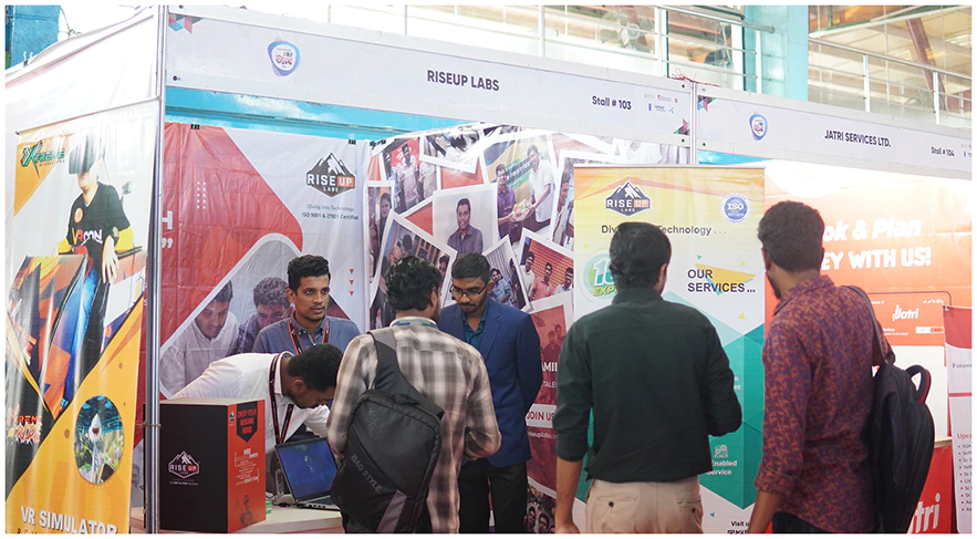 Riseup Labs in a Job Fair